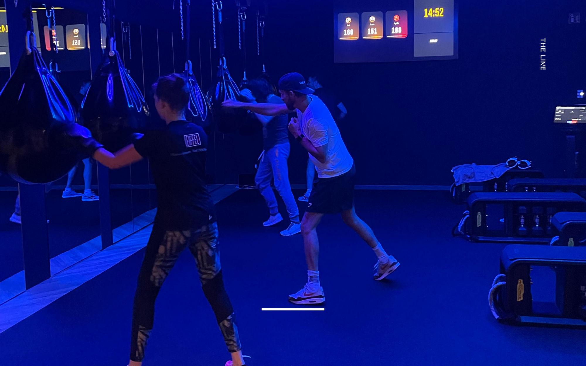 Small group HIIT Boxing training bij Boutique gym The Line in Tilburg
